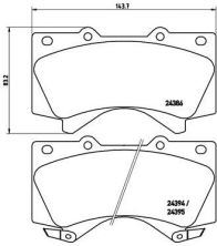 Brembo P 83 107 - Brzdové platničky -