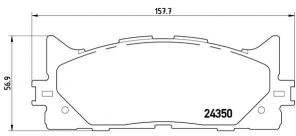 Brembo P 83 117 - Brzdové platničky -