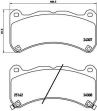 Brembo P 83 146 - Brzdové platničky -