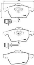 Brembo P 85 040 - Brzdové platničky -