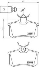 Brembo P 85 101 - Brzdové platničky -