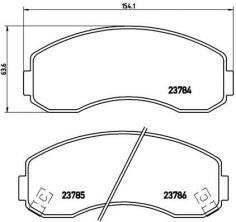 Brembo P 99 003 - Brzdové platničky -