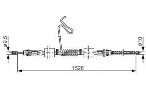 Bosch 1 987 477 178 - Brzdové lano -