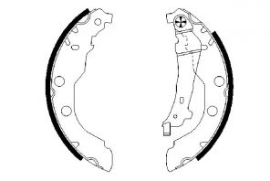 Bosch 0 986 487 549 - Brzdové čeľuste -