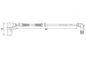 Bosch 0 265 006 266 - Snímač počet otáčok kol -
