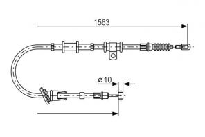 Bosch 1 987 482 064 - Brzdové lano -