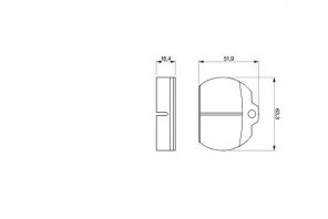 Bosch 0 986 462 861 - Brzdové platničky -