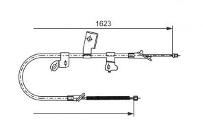 Bosch 1 987 477 544 - Brzdové lano -