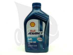 Shell Advance AX7 4T 15W-50 - Motorový olej 4T - 1L