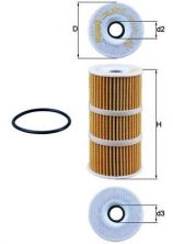 Knecht OX 389/1D - Olejový filter -