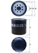Knecht OC 215 - Olejový filter -