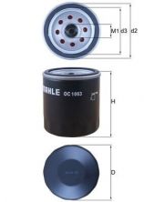 Knecht OC 1063 - Olejový filter -
