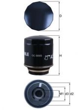 Knecht OC 593/3 - Olejový filter -