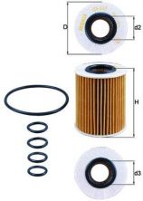 Knecht OX 437D - Olejový filter -