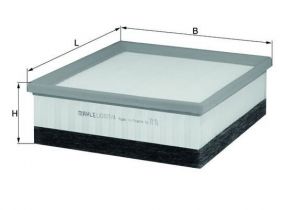 Knecht LX 2077/4 - Vzduchový filter