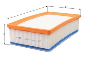 Knecht LX 3754 - Vzduchový filter