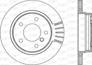 Open Parts BDR1755.20 - Brzdový kotúč -