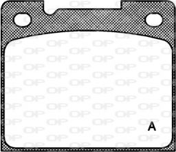 Open Parts BPA0039.30 - Brzdové platničky -
