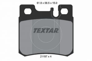 Textar 2119701 - Brzdové platničky -