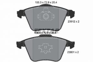 Textar 2391202 - Brzdové platničky -