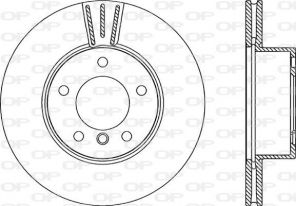Open Parts BDR2275.20 - Brzdový kotúč -