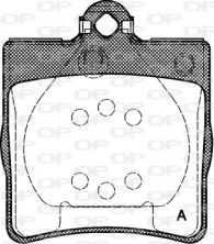 Open Parts BPA0678.00 - Brzdové platničky -