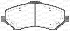 Open Parts BPA1259.02 - Brzdové platničky -