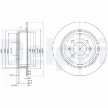 Delphi BG2873 - Brzdový kotúč