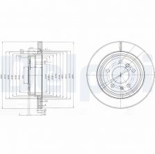 Delphi BG3214 - Brzdový kotúč