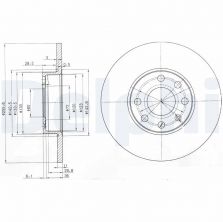 Delphi BG3402 - Brzdový kotúč