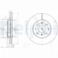 Delphi BG3810 - Brzdový kotúč