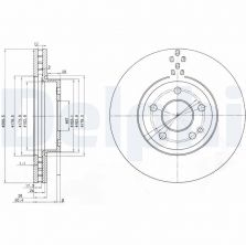 Delphi BG3838 - Brzdový kotúč