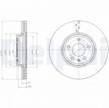 Delphi BG4079 - Brzdový kotúč