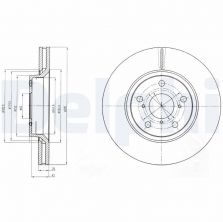 Delphi BG4236 - Brzdový kotúč