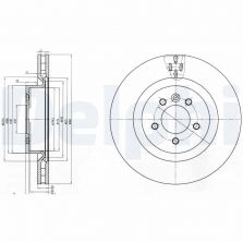 Delphi BG9007 - Brzdový kotúč -