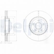 Delphi BG9068 - Brzdový kotúč -