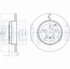 Delphi BG9080 - Brzdový kotúč -