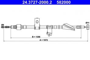 ATE 24.3727-2000.2 - Brzdové lano -