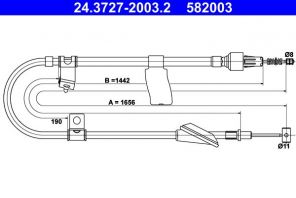ATE 24.3727-2003.2 - Brzdové lano -