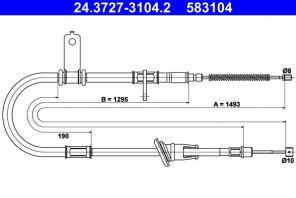ATE 24.3727-3104.2 - Brzdové lano -
