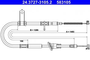 ATE 24.3727-3105.2 - Brzdové lano -