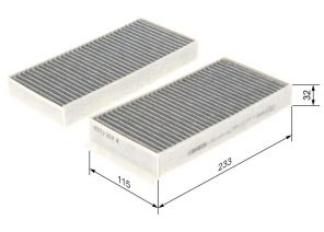 Bosch 1 987 435 538 - Peľový filter