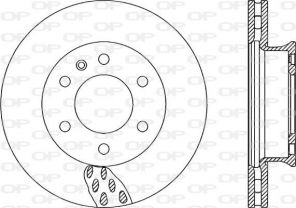 Open Parts BDA2324.20 - Brzdový kotúč -
