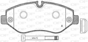 Open Parts BPA1245.00 - Brzdové platničky -
