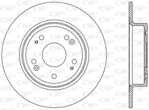 Open Parts BDR2495.10 - Brzdový kotúč -