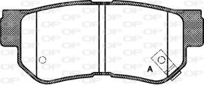 Open Parts BPA0746.12 - Brzdové platničky -