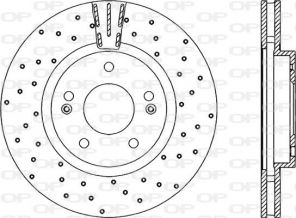 Open Parts BDRS2115.25 - Brzdový kotúč -