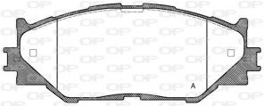 Open Parts BPA1201.00 - Brzdové platničky -