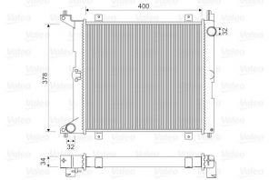 Valeo 731211 - Chladič vody -