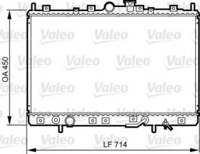 Valeo 734196 - Chladič vody -